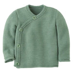 Disana Knit Wrap Cardigan Organic Merino Wool - Jade - Baby Carrier AccessoriesLittle Zen One4255796702225