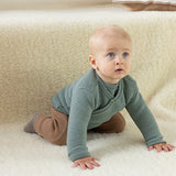 Disana Knit Wrap Cardigan Organic Merino Wool - Jade Disana at Little Zen One