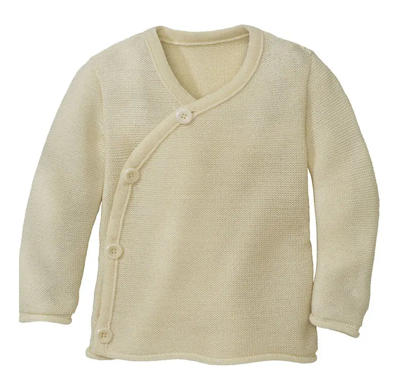 Disana Knit Wrap Cardigan Organic Merino Wool Natural Baby Carrier Accessories