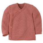 Disana Knit Wrap Cardigan Organic Merino Wool - Soft Pink - Baby Carrier AccessoriesLittle Zen One4255796702140