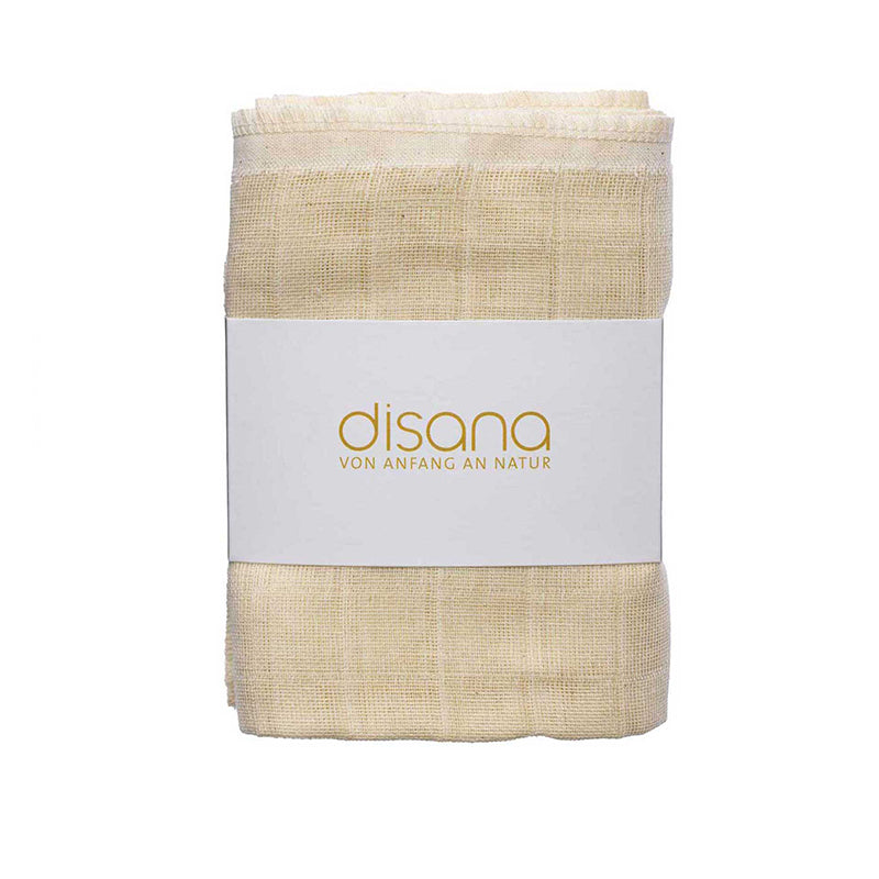 Disana Muslin Washcloth Natural Pack of 5baby Carrier Accessories
