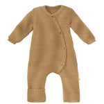 Disana Organic Merino Wool Knit Baby Coverall - Caramel - Baby Carrier AccessoriesLittle Zen One4250021656274