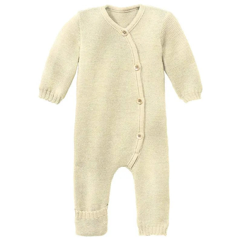 Disana Organic Merino Wool Knit Baby Coverall Natural Baby Carrier Accessories