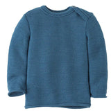 Disana Organic Merino Wool Knit Sweater Dusty Blue Baby Carrier Accessories
