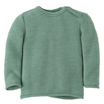 Disana Organic Merino Wool Knit Sweater - Jade - Baby Carrier AccessoriesLittle Zen One4255796701310