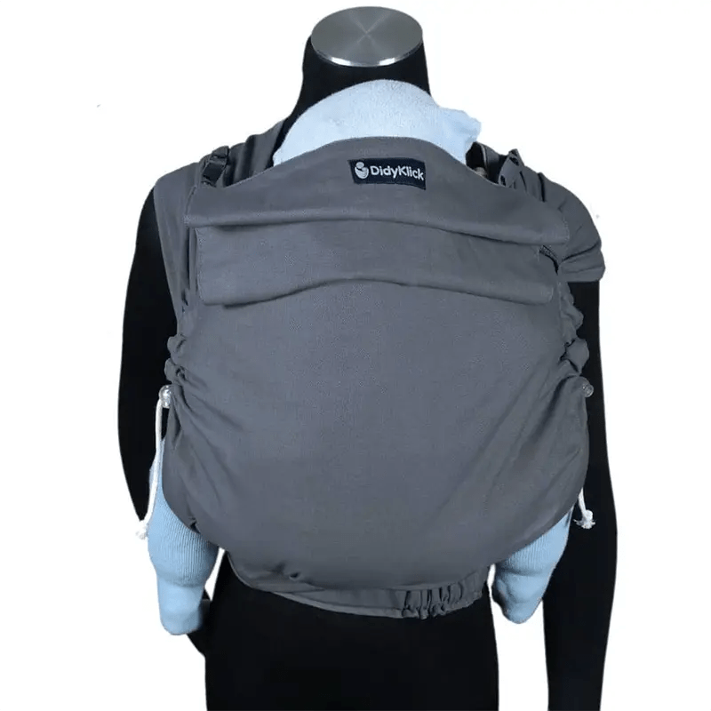 Doubleface Anthracite Toddler DidyKlick 4u Half Buckle by Didymos - Half Buckle CarrierLittle Zen One4048554349820