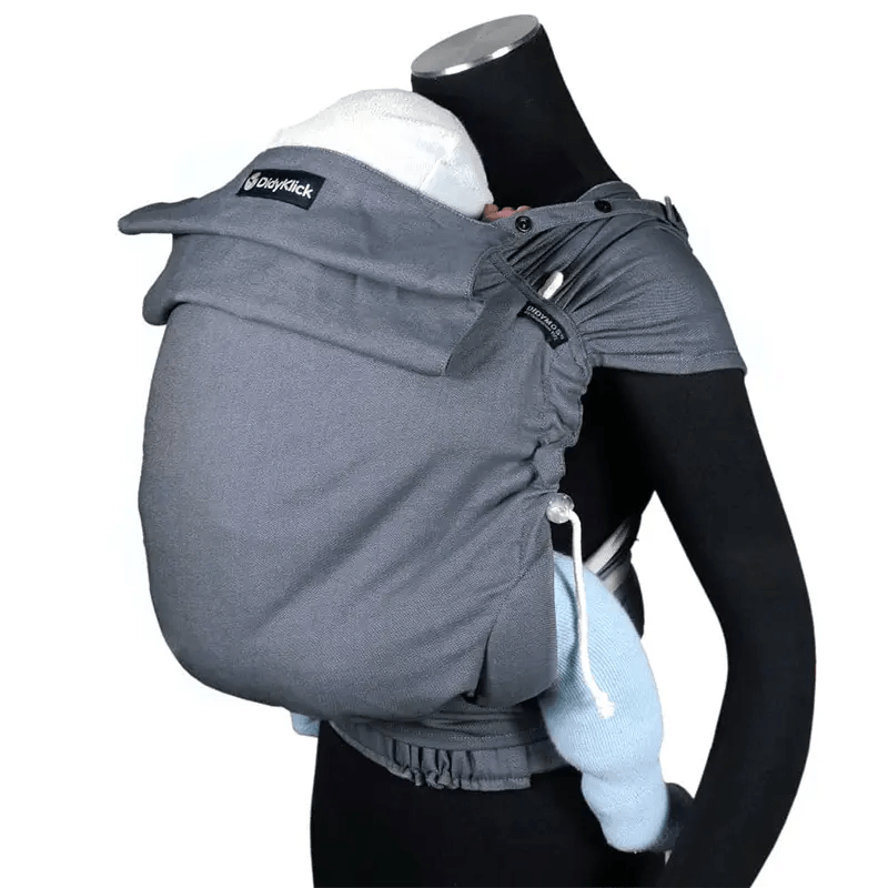 Doubleface Anthracite Toddler DidyKlick 4u Half Buckle by Didymos - Half Buckle CarrierLittle Zen One4048554349820