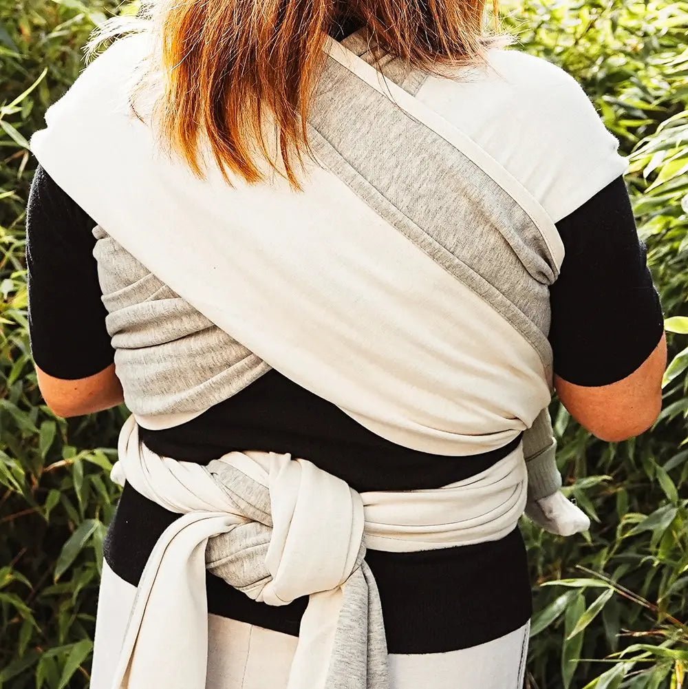 Doubleface Dawn Grey Hybrid Jersey Wrap by Didymos Hybrid Wrap