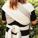 Doubleface Dawn Grey Hybrid Jersey Wrap by Didymos Hybrid Wrap