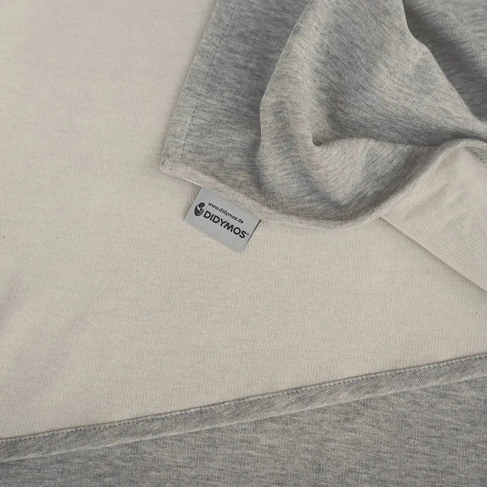 Doubleface Dawn Grey Hybrid Jersey Wrap by Didymos Hybrid Wrap