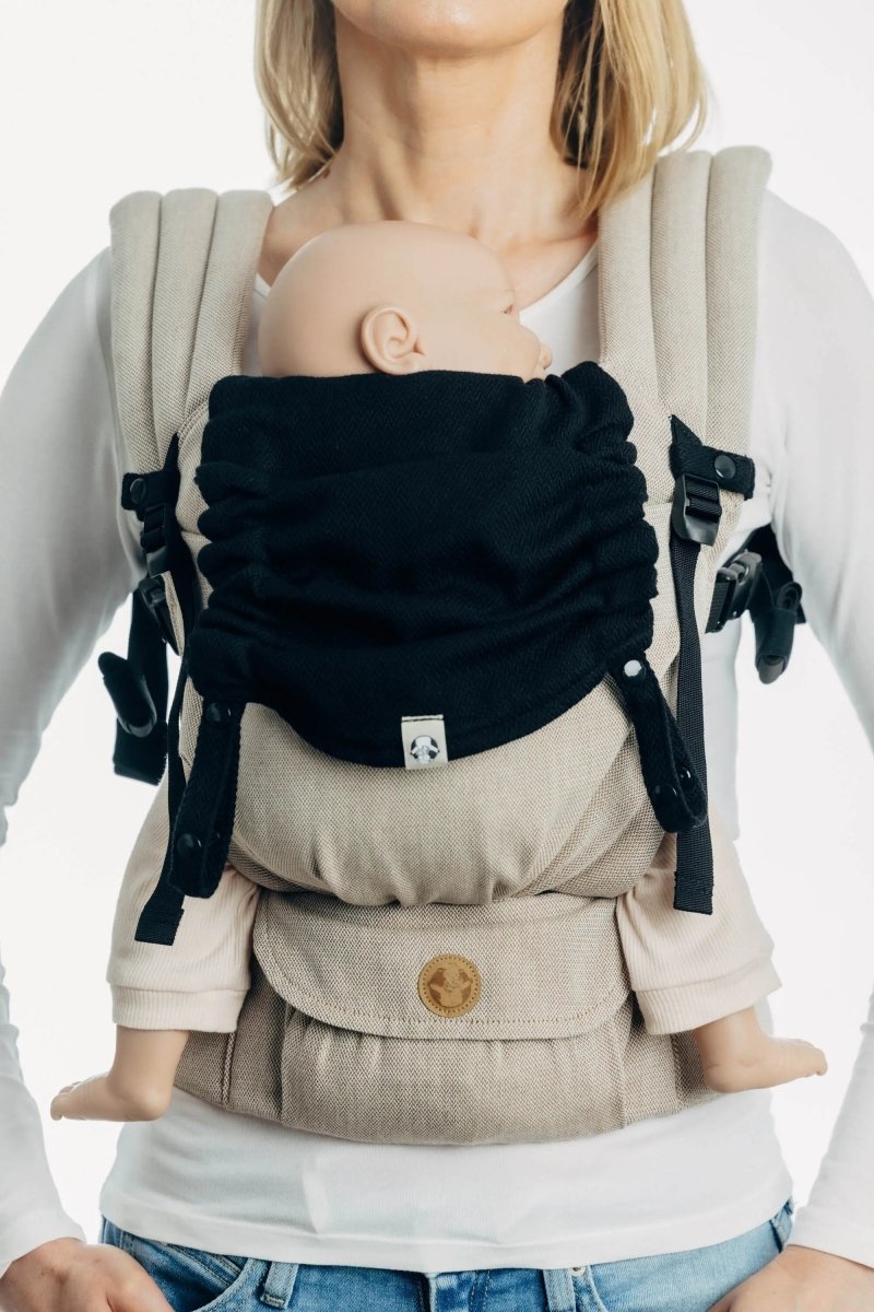 Ebony Black Baby Carrier Hood by LennyLamb - Baby Carrier AccessoriesLittle Zen One67658576