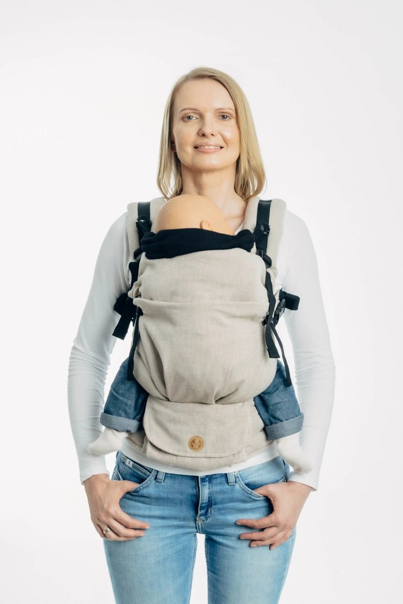 Ebony Black Baby Carrier Hood by LennyLamb - Baby Carrier AccessoriesLittle Zen One67658576