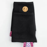 Ebony Black Drool Pads & Reach Straps by LennyLamb - Baby Carrier AccessoriesLittle Zen One5907557781534