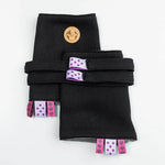 Ebony Black Drool Pads & Reach Straps by LennyLamb - Baby Carrier AccessoriesLittle Zen One5907557781534