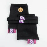 Ebony Black Drool Pads & Reach Straps by LennyLamb - Baby Carrier AccessoriesLittle Zen One5907557781534