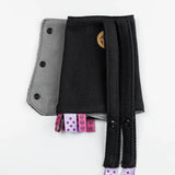 Ebony Black Drool Pads & Reach Straps by LennyLamb - Baby Carrier AccessoriesLittle Zen One5907557781534