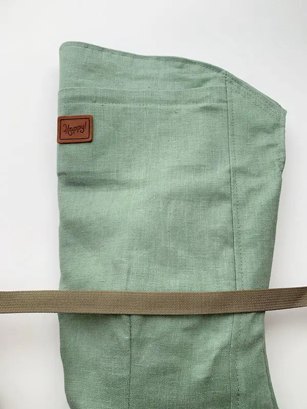 Eucalyptus Desert Tan Toddler Carrier by Happy Baby Buckle Carrier