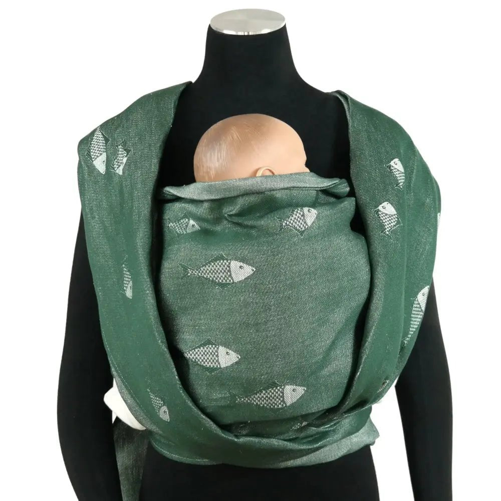 Forest Fish Exclusive Woven Wrap by Didymos - Woven WrapLittle Zen One04576336