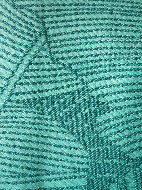 Fronds Paradise Shawl by Oscha Oscha at Little Zen One