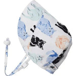Garden Cat Organic Cotton Infant and Toddler UPF50+ Sun Protection Bonnet - Baby Carrier AccessoriesLittle Zen One46412880