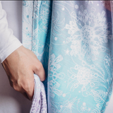 Glittering Snow Queen Fabric