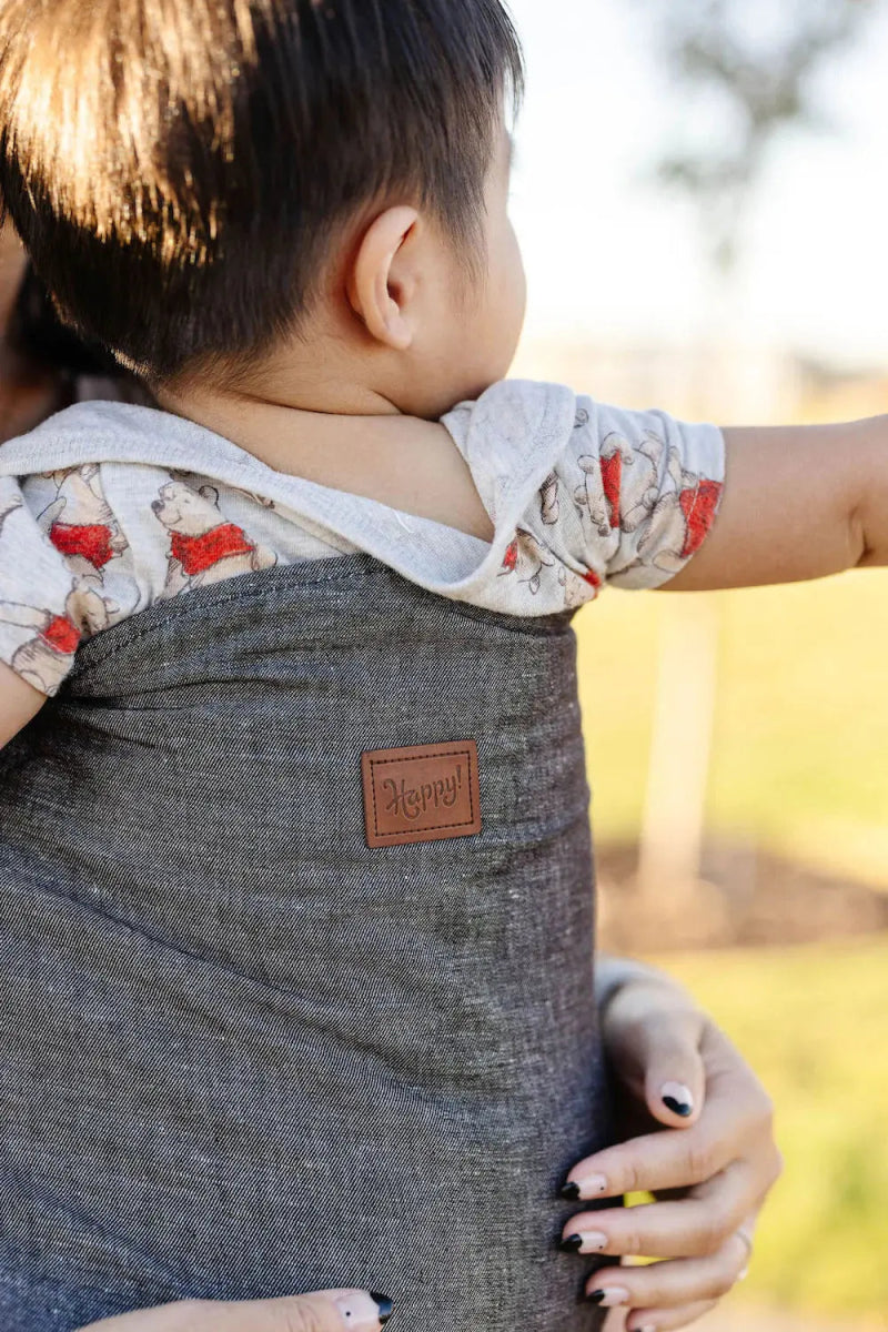 Graphite Original Baby Carrier by Happy Baby Buckle Carriernan