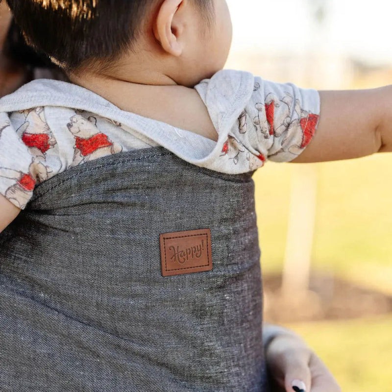 Graphite Original Baby Carrier by Happy Baby Buckle Carriernan