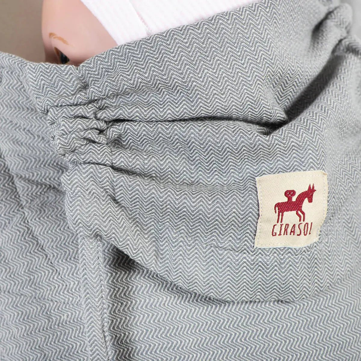 Grey Herringbone Wrapmysol Half Buckle