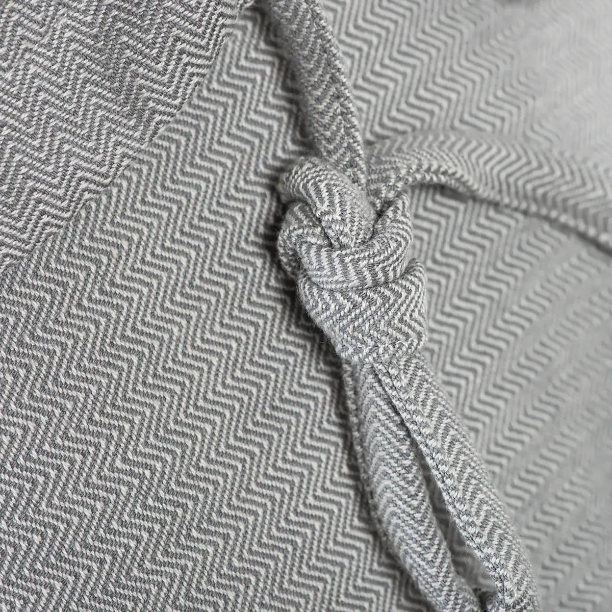 Grey Herringbone Wrapmysol Half Buckle