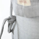 Grey Herringbone Wrapmysol Half Buckle