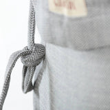 Grey Herringbone Wrapmysol Half Buckle