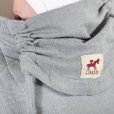 Grey Herringbone WrapMySol Half Buckle by Girasol - Half Buckle CarrierLittle Zen One4157026048