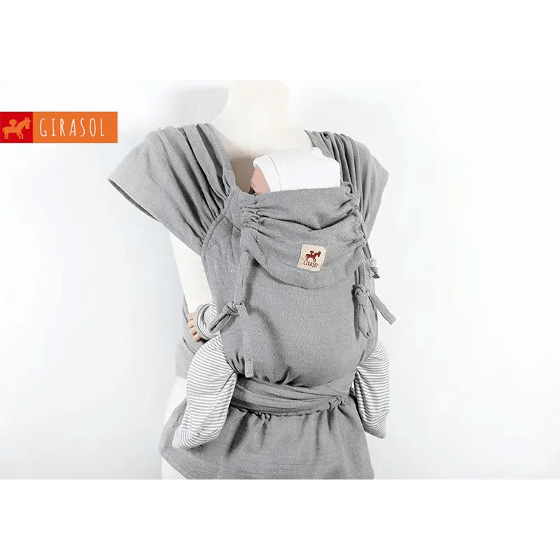 Grey Herringbone Wrapmysol Mei Tai
