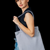 Grey Shopping Bag by LennyLamb Bags