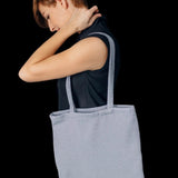 Grey Shopping Bag by LennyLamb Bags