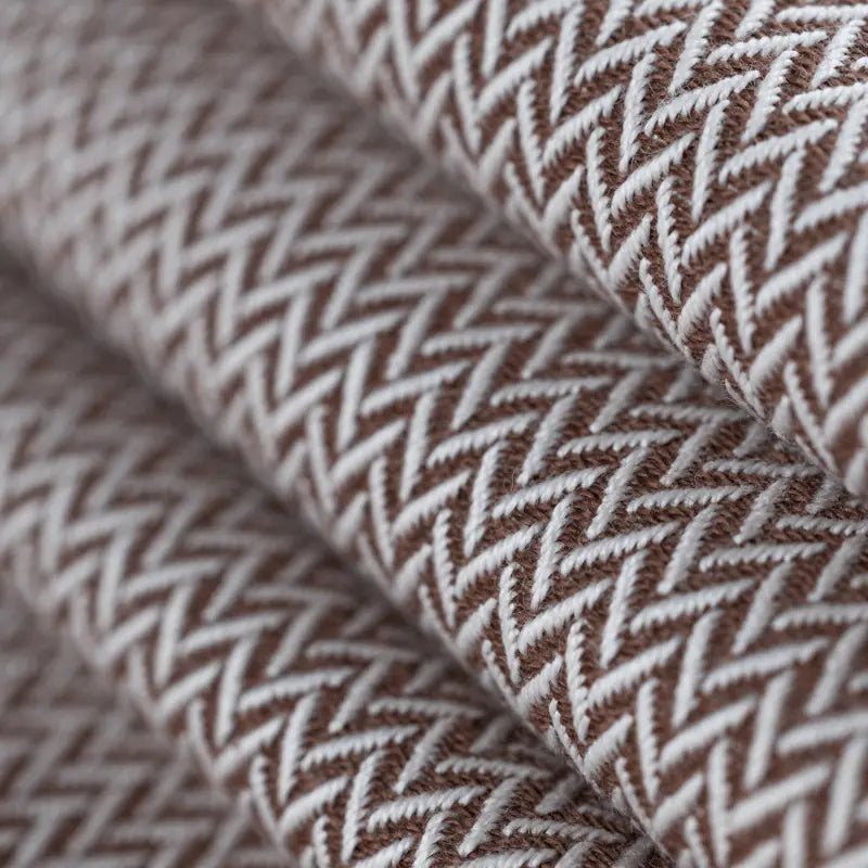 Herringbone Almond Woven Wrap