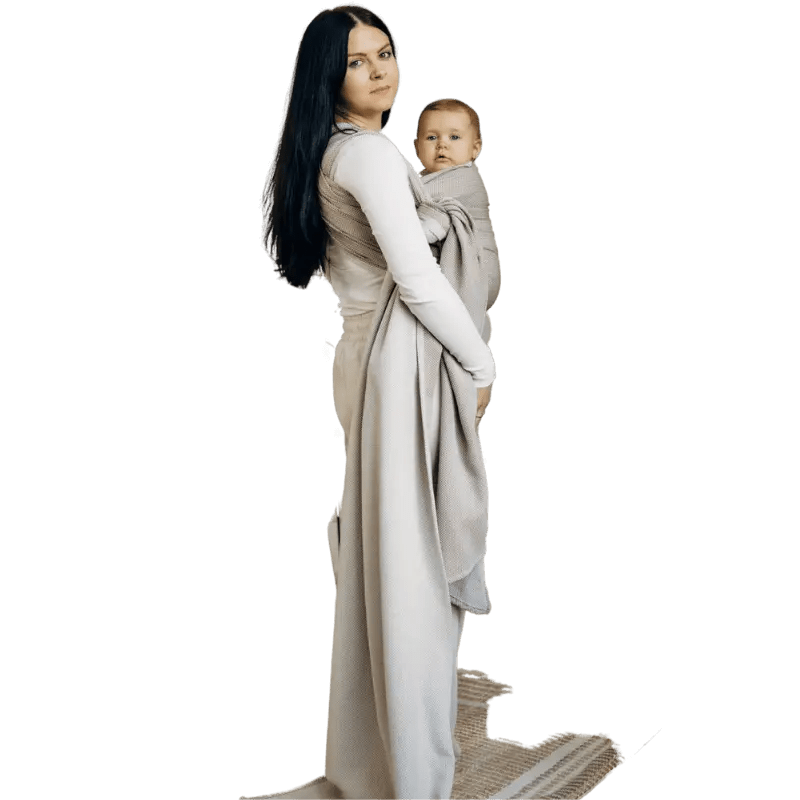 Herringbone Almond Woven Wrap by LennyLamb - Woven WrapLittle Zen One5907557781329