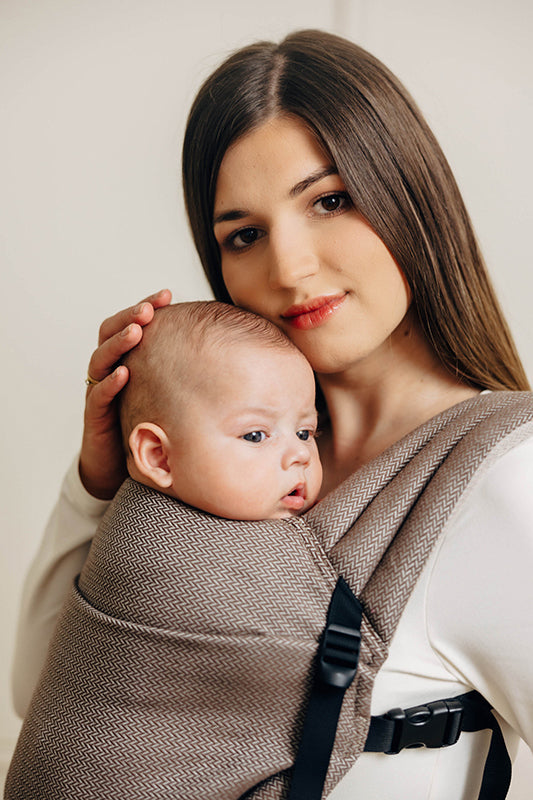 Herringbone Cafe Latte LennyLight by Lennylamb LennyLamb at Little Zen One