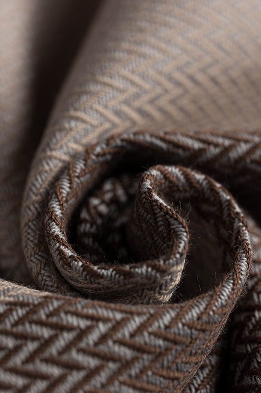 Herringbone Cafe Latte LennyLight by Lennylamb LennyLamb at Little Zen One