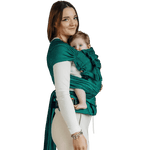 Herringbone Emerald LennyHybrid Half Buckle