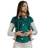 Herringbone Emerald LennyHybrid Half Buckle