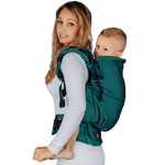 Herringbone Emerald LennyPreschool Carrier