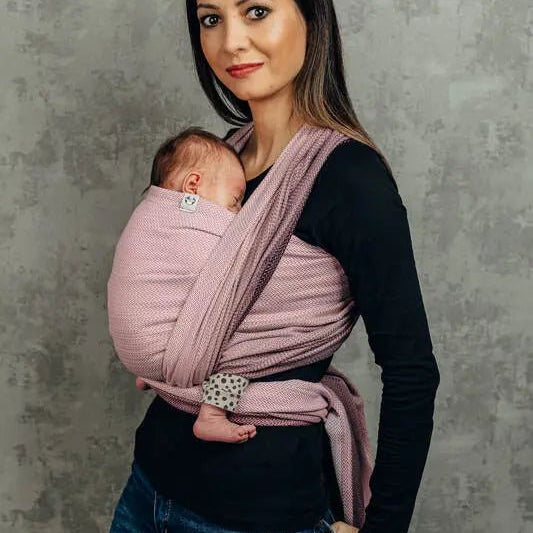 Herringbone Ombre Pink Woven Wrap