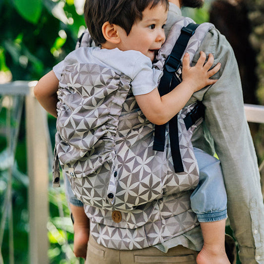 Hexaflowers Mirror LennyPreschool Carrier by LennyLamb LennyLamb at Little Zen One