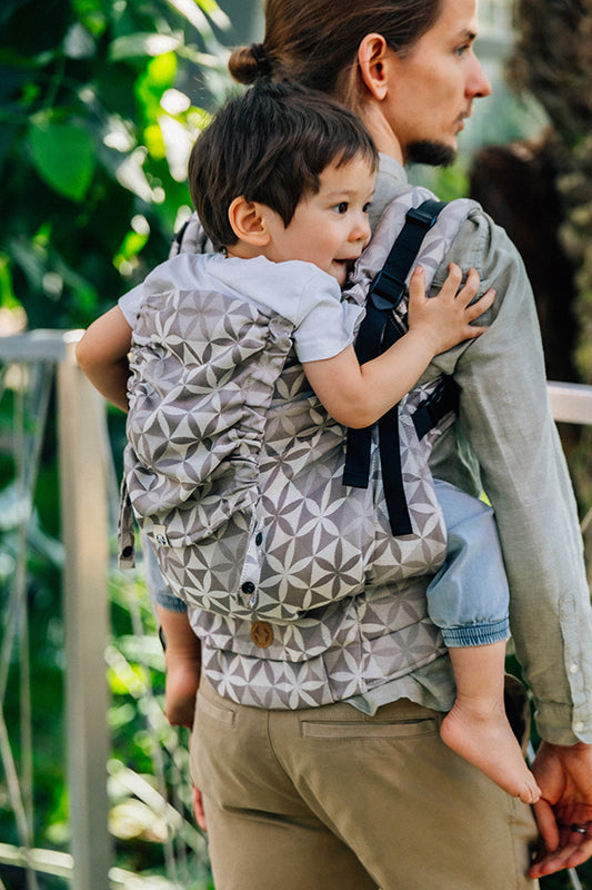 Hexaflowers Mirror LennyPreschool Carrier by LennyLamb LennyLamb at Little Zen One