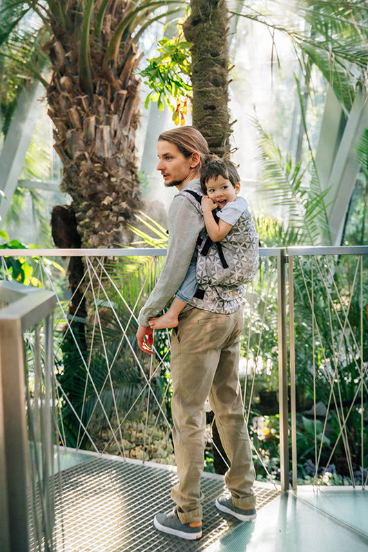 Hexaflowers Mirror LennyPreschool Carrier by LennyLamb LennyLamb at Little Zen One