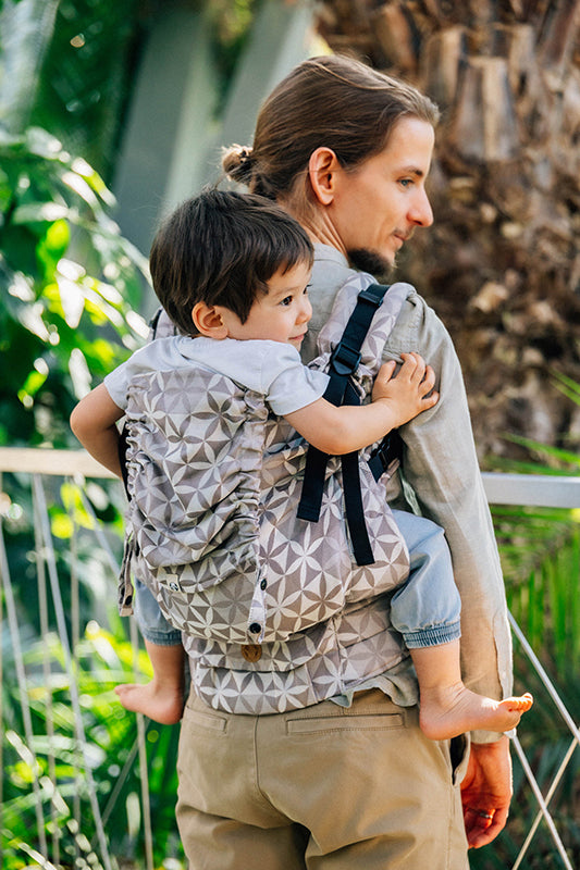 Hexaflowers Mirror LennyPreschool Carrier by LennyLamb LennyLamb at Little Zen One