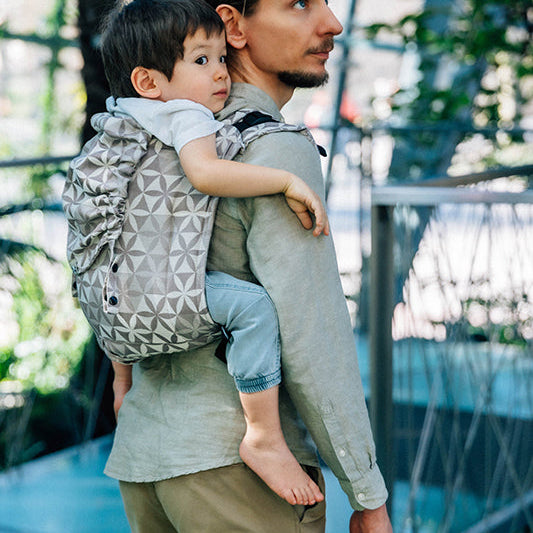 Hexaflowers Mirror Toddler Onbuhimo PRO by LennyLamb LennyLamb at Little Zen One