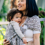 Hexaflowers Mirror Ring Sling by LennyLamb LennyLamb at Little Zen One