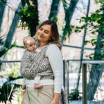 Hexaflowers Mirror Woven Wrap by LennyLamb LennyLamb at Little Zen One